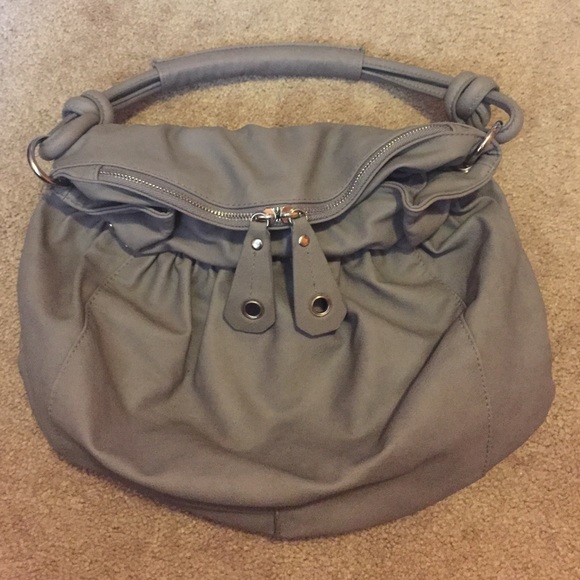 Avon/Mark grey hobo bag