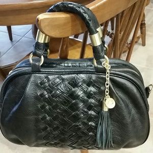 Brahmin Black handbag w shoulder strap
