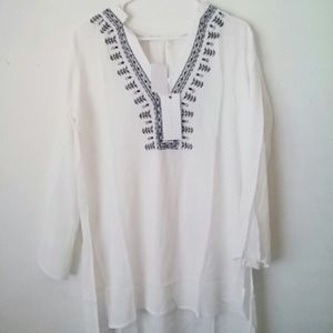 NEW Rare Lush embroidered top