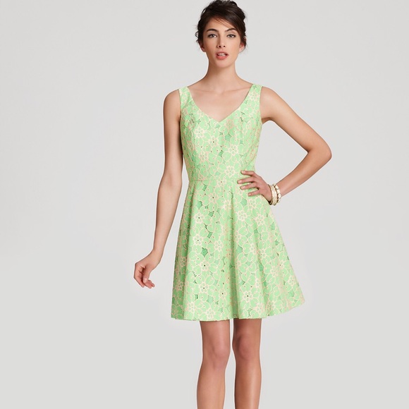 Lilly Pulitzer Freja Dress in Two Tone Pique Lace