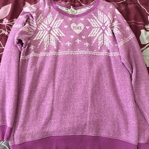 Christmas Love Pink Sweater