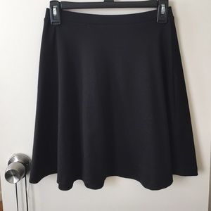 Black skater skirt