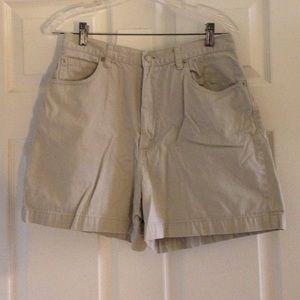 Women's Tan high wasted shorts