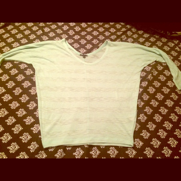 Seafoam Green 3/4 Sleeve Top