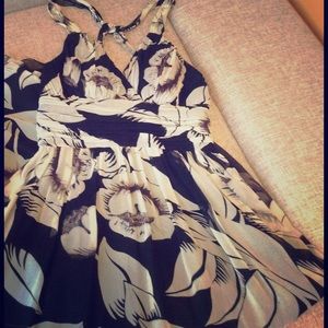 White House Black Market Floral Maxi Dress