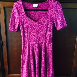 Purple Pins and Needles Dress Size Medium