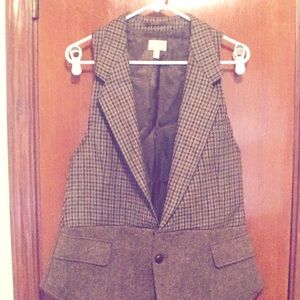 NWOT. Women's Tweed Vest