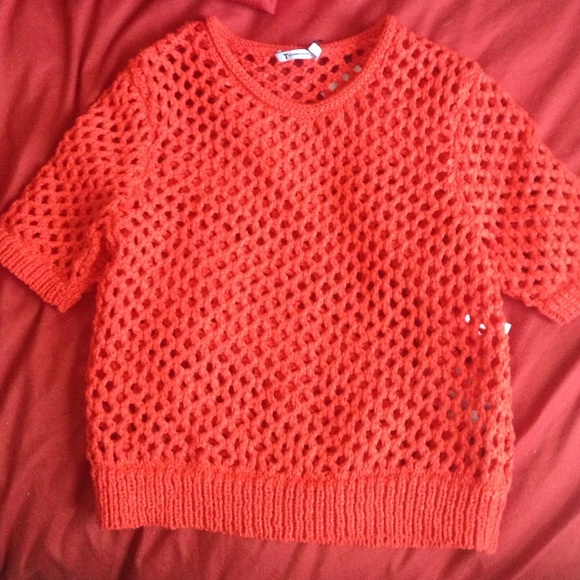 T by alexander wang cropped sweater