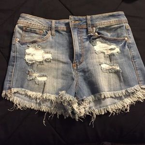 High waisted shorts