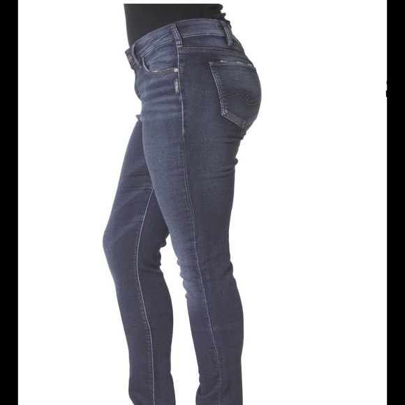 Plus Silver Aiko Skinny Joga Jeans - Picture 5 of 6
