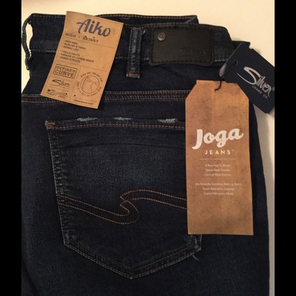 Plus Silver Aiko Skinny Joga Jeans - Picture 6 of 6