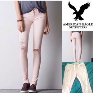 Pink American Eagles denim
