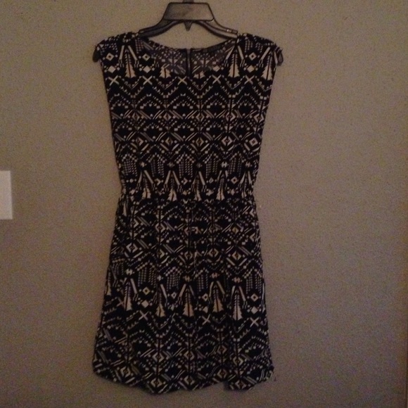 Black and white dress