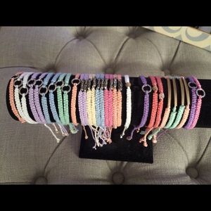 Cute homemade girly bracelets
