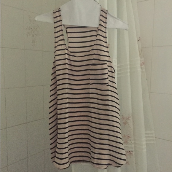 Forever 21 Tops - Forever 21 striped silk sleeveless top