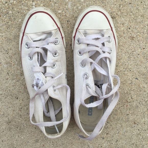 White Low-Top Converse