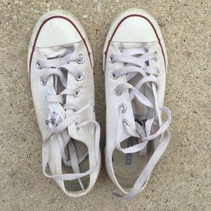 White Low-Top Converse