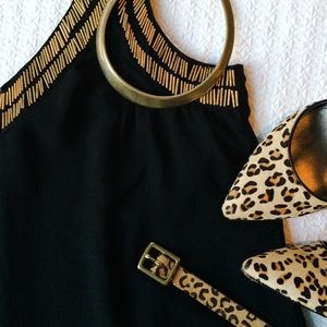 ✨Final Sale✨ Beaded Chiffon Tank