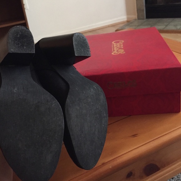 Black suede Ankle boots - Picture 3 of 4