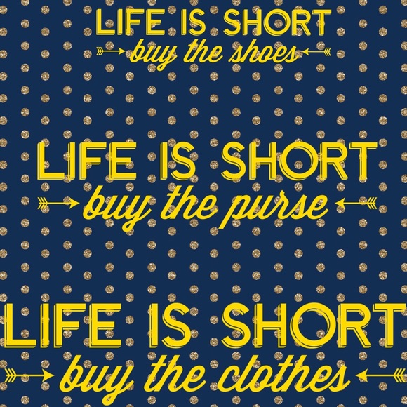 💎LIFE IS SHORT💎 - Picture 1 of 1