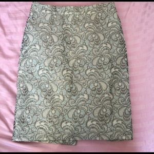 Ann Taylor brocade skirt Victorian size 6
