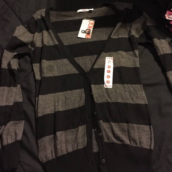 Black & Grey Cardigan