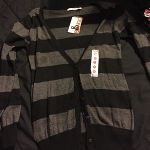 Black & Grey Cardigan