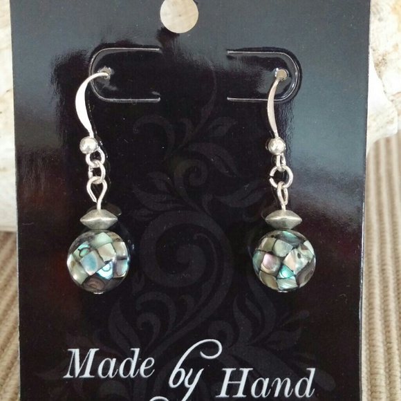 Abalone earrings - Picture 2 of 2
