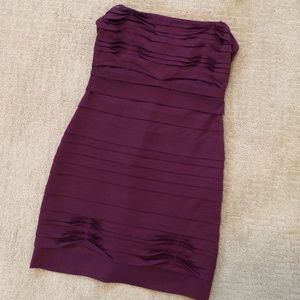 Strapless BCBG cocktail dress