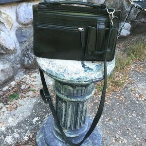 HOBO Hunter Green Cross Body/Clutch Leather Bag