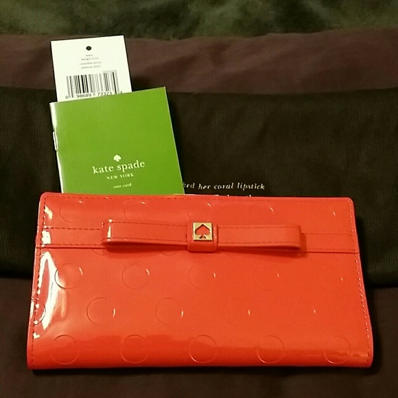 SALE -TODAY ONLY --  Kate Spade Wallet-Red