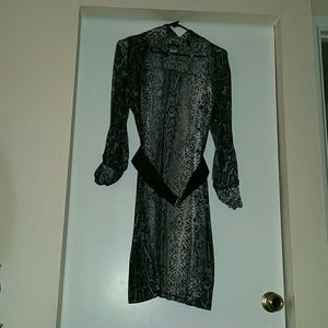 Snake Print Dress 60% Polyester 35%Rayon5% Spandex