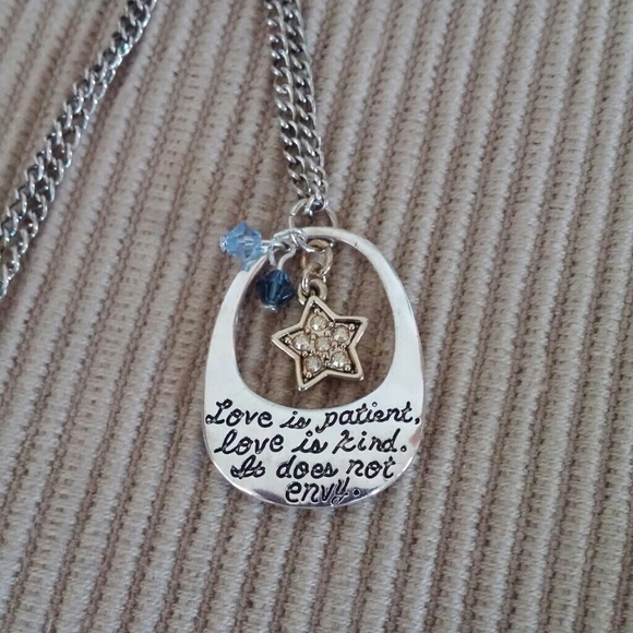 "Love is patient" Necklace