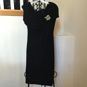 ROBERTO CAVALLI VTG BODY CONSCIOUS DESIGNER DRESS SZ 8 CAVALLI HOLOGRAM Like New