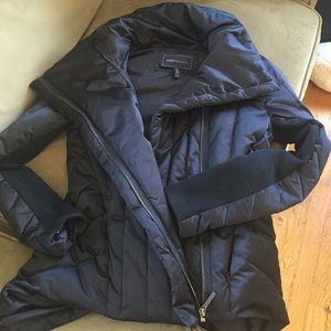 SOLD- BCBG zip up bubble jacket