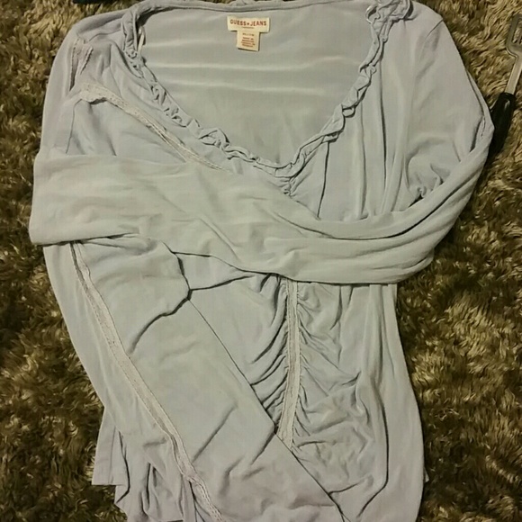 Guess long sleeve cotton top