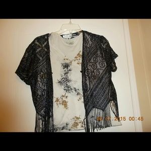Apostrophe Sleeveless top set MAKE OFFER