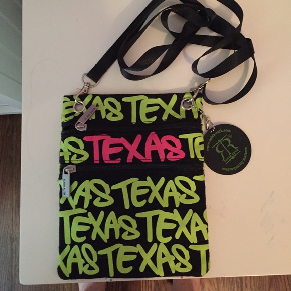 Texas printed crossbody