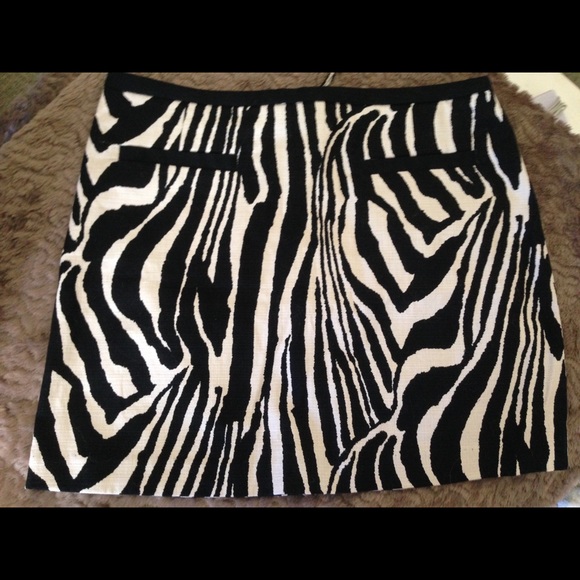 H&M Zebra print short skirt Size 6