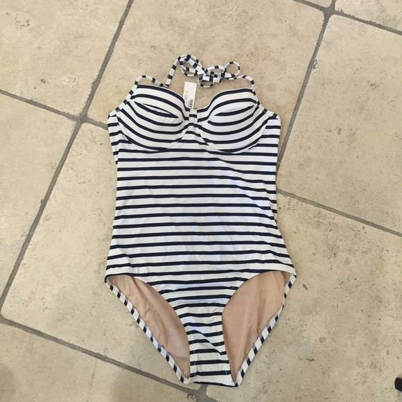 2 J.Crew Twist Bandeau Halter One - Picture 3 of 3