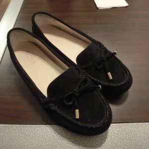 MK black flats size 8