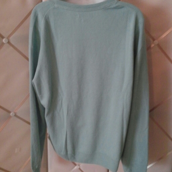 Turquoise long sleeve sweater - Picture 2 of 3