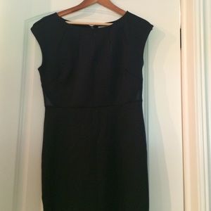 Fitted navy dress