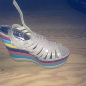 funky colorful heels