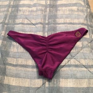 Volcom purple swimsuit bottoms