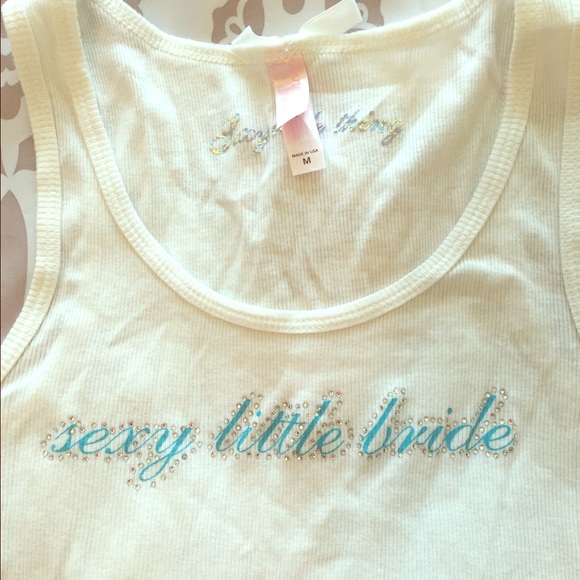 Like-New "Sexy Little Bride" Victoria Secret Tank
