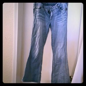 Like new silver jeans!!