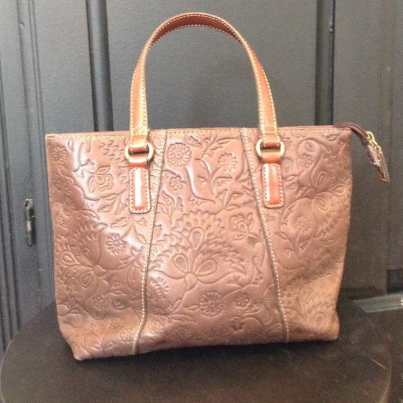 Fossil Leather Handbag