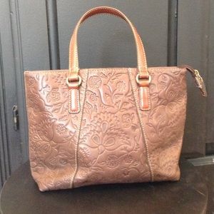 Fossil Leather Handbag