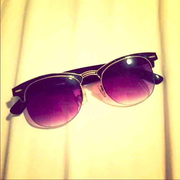 Purple Ombré Wayfarer Sunglasses